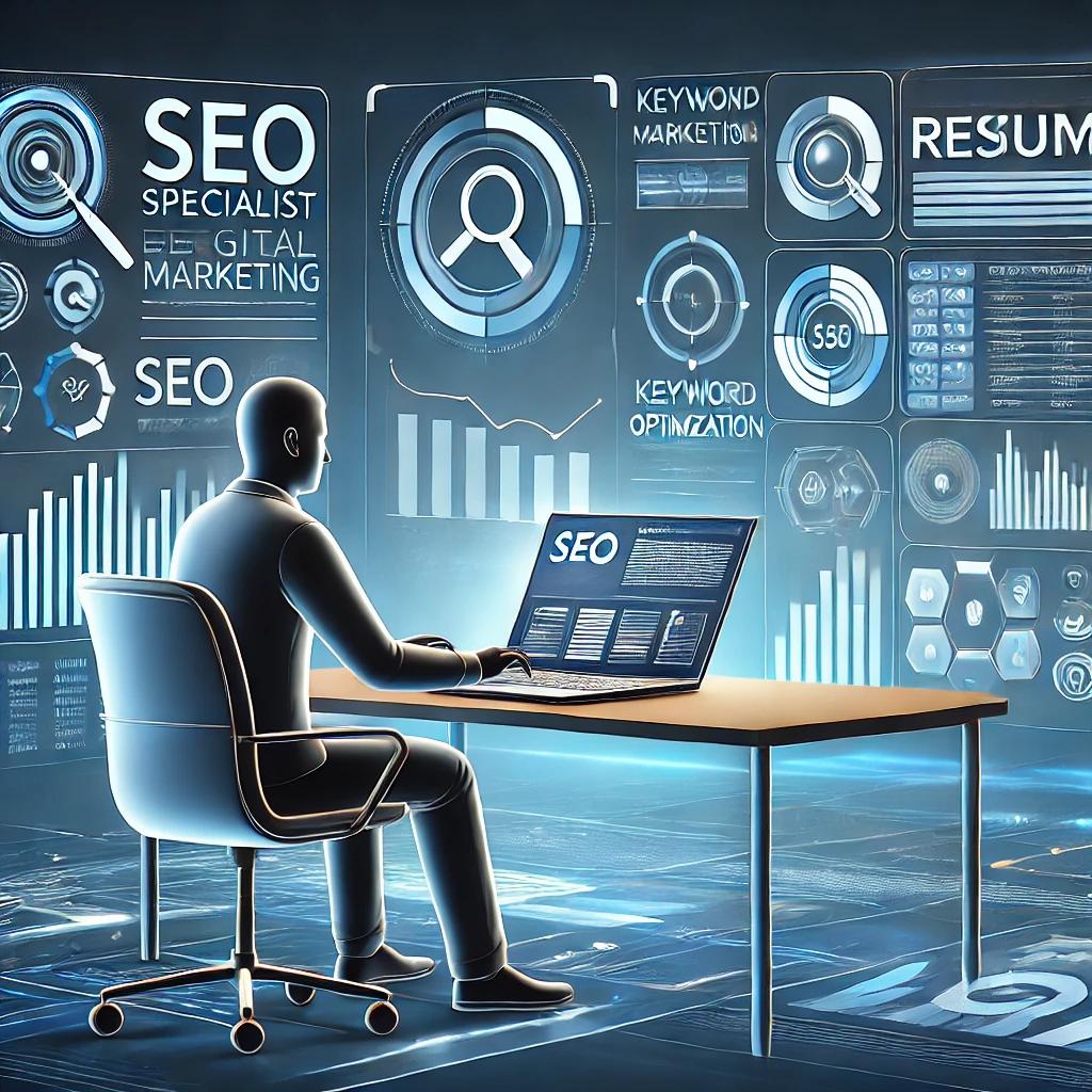 SEO Specialist Resume 2025 - Analyzing SEO resume data for job applications.