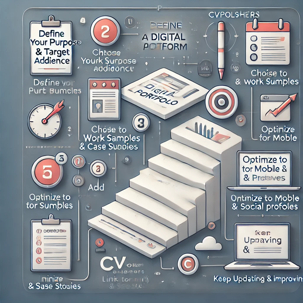 Step-by-step guide to building a professional digital portfolio – CV Polishers"